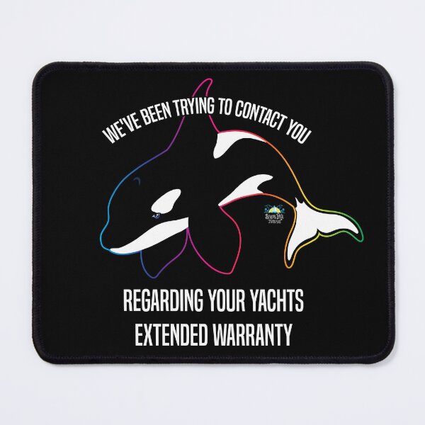 Item preview, Orca Whale Regarding Your Yachts Extended Warranty 90s Retro designed and sold by StressFreeThds.