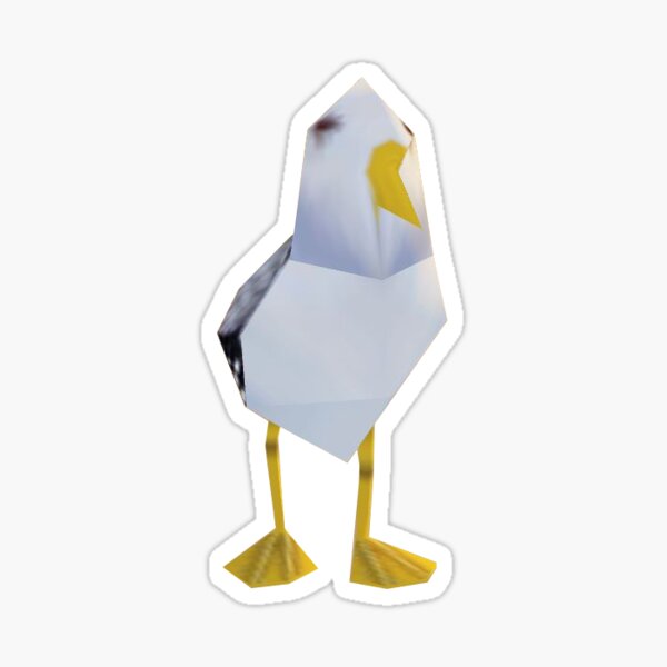 Item preview, Suffering low poly seagull designed and sold by QuantumPoo.