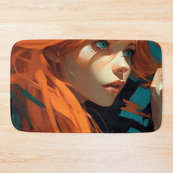 Item preview, Asuka Langley with a Surprised Expression: A Portrait of Captivating Beauty and Infinite Wonder designed and sold by SingularityGeek.