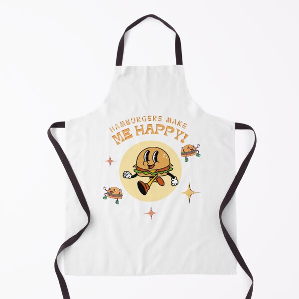 Item preview, HAMBURGERS MAKE ME HAPPY! designed and sold by MyKinsDoodles.