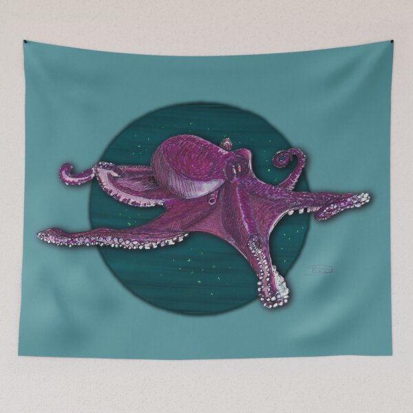 Item preview, purple octopus designed and sold by Prema-creations.