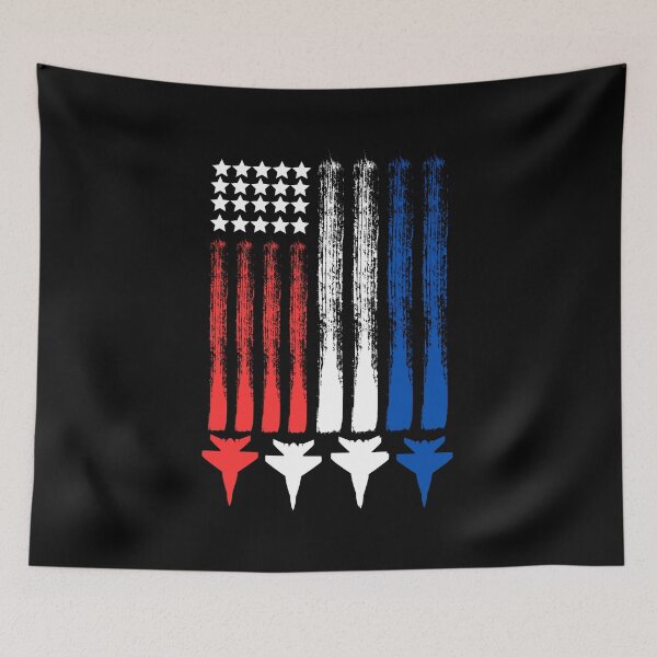 Item preview, Cool Vintage Grunge American Fighter Jet Flag - 4th of July designed and sold by laiwole.