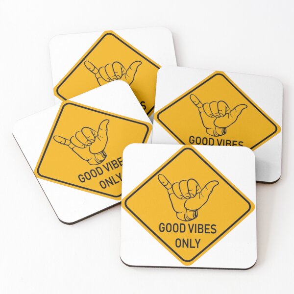 Item preview, good vibes only sign designed and sold by laruya.