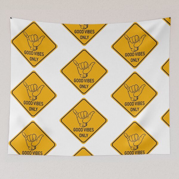 Item preview, good vibes only sign designed and sold by laruya.