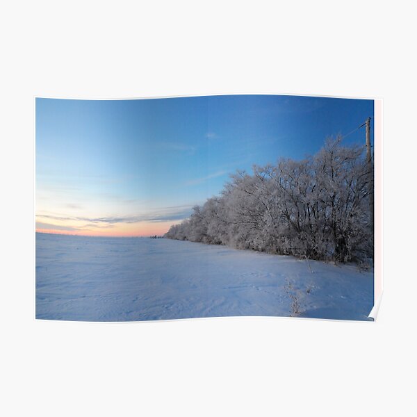 Frosted Sunset Poster