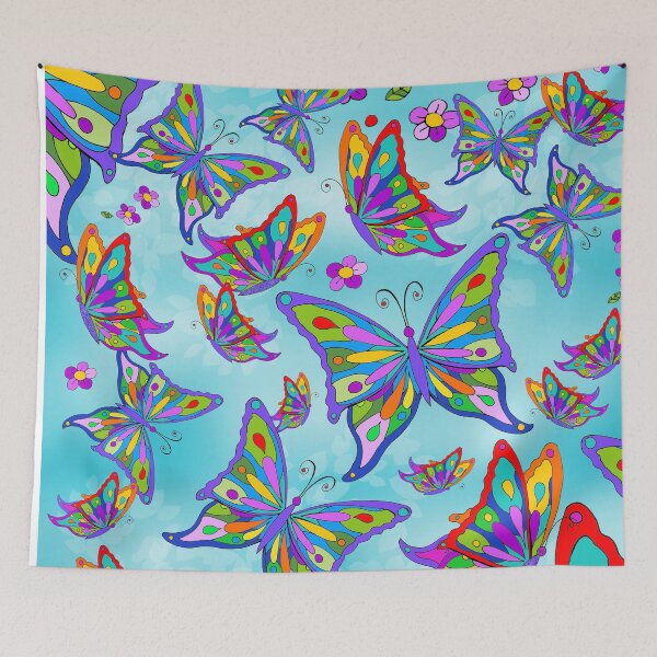 Item preview, Blue Sky Butterfly Migration designed and sold by RhondaChase.