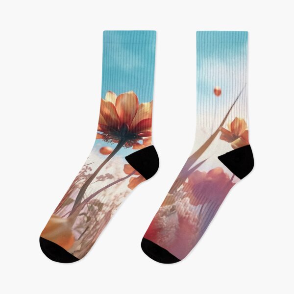 Item preview, Beautiful spring or summer flowers flying in the air, against teal background. View from below. Creative spring or summer floral layout. Minimal birthday, valentines or wedding concept. designed and sold by anytka.