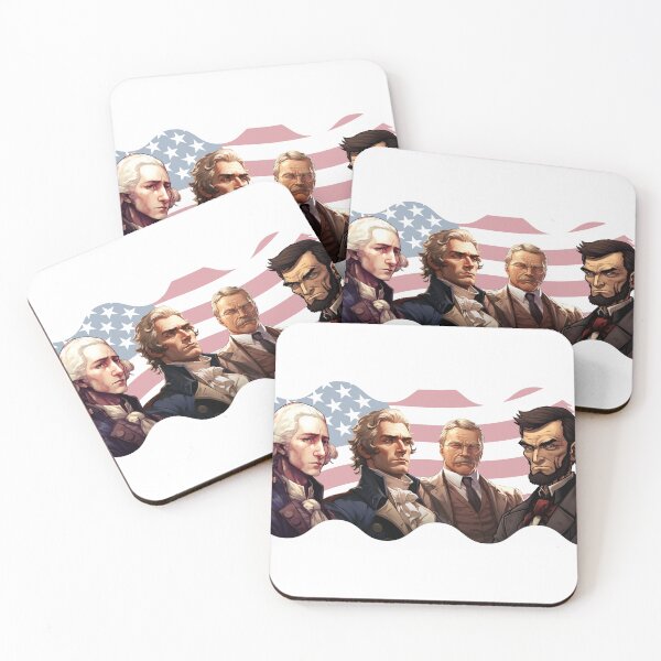 Item preview, Presidential Anime - Mount Rushmore designed and sold by abhaley.