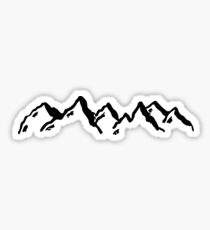 Pegatina Cordillera minimalista