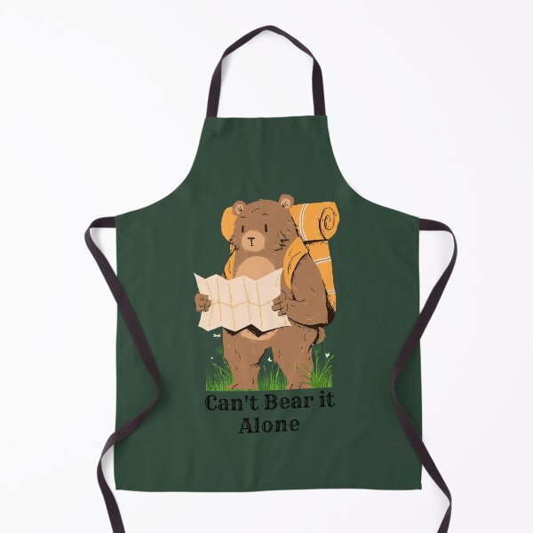 Item preview, Can't Bear it Alone - Animal Bear Pun designed and sold by OldSoulInspired.