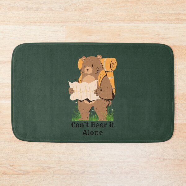 Item preview, Can't Bear it Alone - Animal Bear Pun designed and sold by OldSoulInspired.