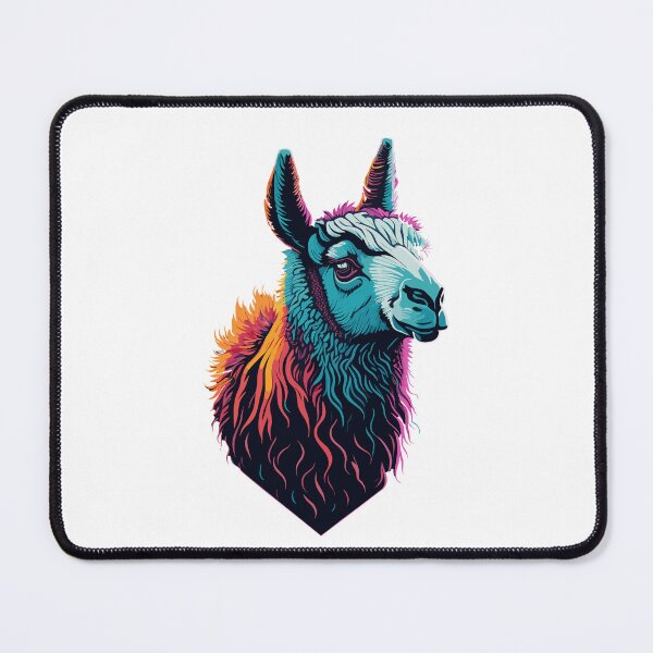 Item preview, Colorful Llama Illustration Design designed and sold by The Funscape Store.