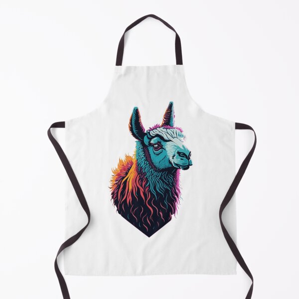 Item preview, Colorful Llama Illustration Design designed and sold by The Funscape Store.