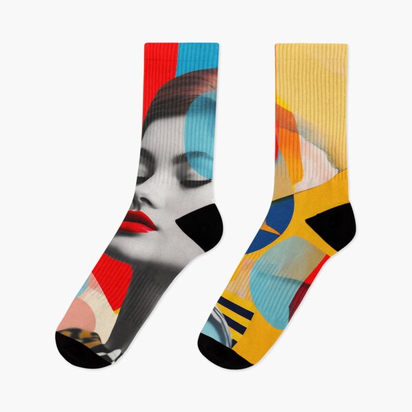 Item preview, Popup poster with woman portrait. Colorful digital art designed and sold by anytka.