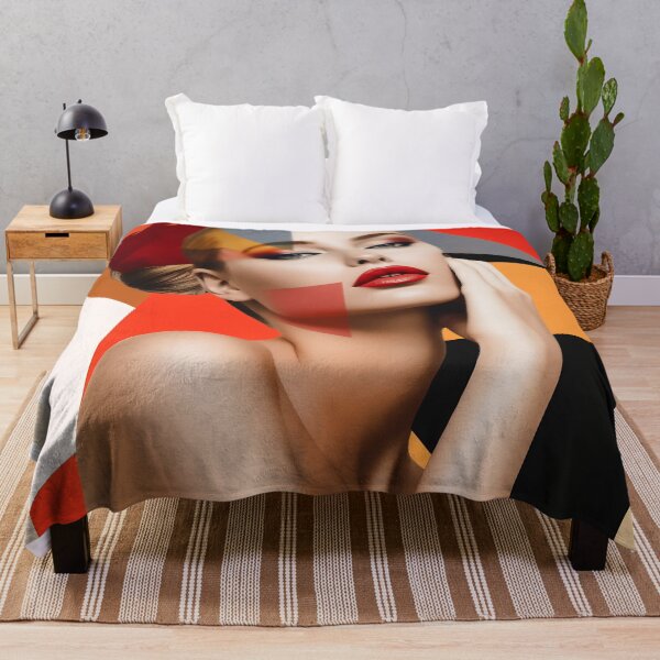 Item preview, Popup poster with woman portrait. Colorful digital art designed and sold by anytka.