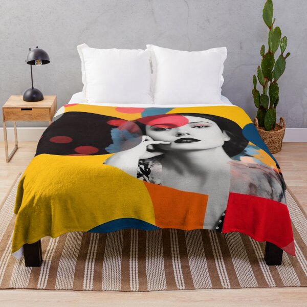 Item preview, Popup poster with woman portrait. Colorful digital art. designed and sold by anytka.