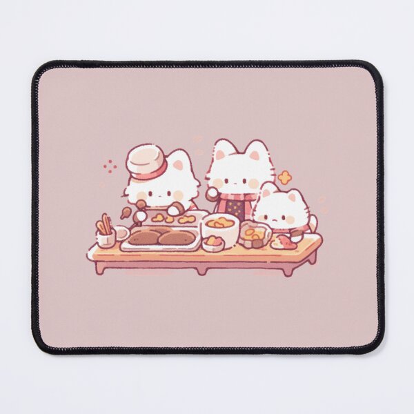 Aperçu de l'œuvre Cuisine familiale de chat créée et vendue par Snowcloudshop.