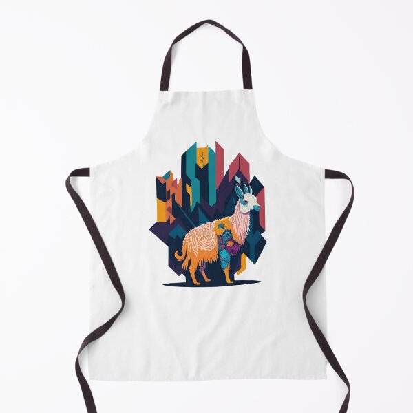 Item preview, Colorful Llama Illustration Design designed and sold by The Funscape Store.