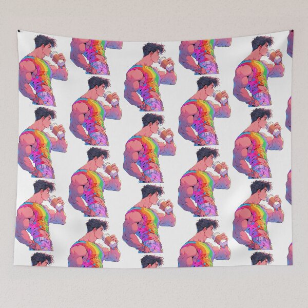 Item preview, Cute Gay Guy Drinking Boba designed and sold by homorohomo.