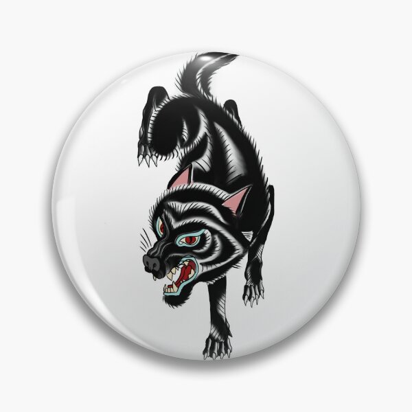 Item preview, American traditional wolf designed and sold by ksteinbacher.