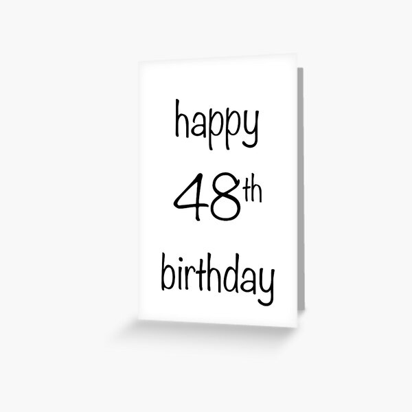 Produits Sur Le Theme Joyeux 48e Anniversaire Redbubble