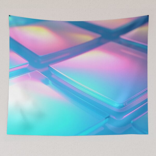 Item preview, Abstract blurred gradient background in bright blue and pink colored. Colorful smooth banner template designed and sold by anytka.