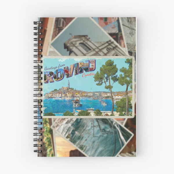 Item preview, Greetings from Rovinj  in Croatia Vintage style retro souvenir designed and sold by DeveloperProp0.