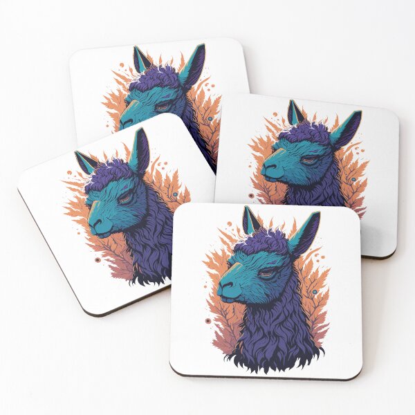 Item preview, Colorful Llama Illustration Design designed and sold by The Funscape Store.