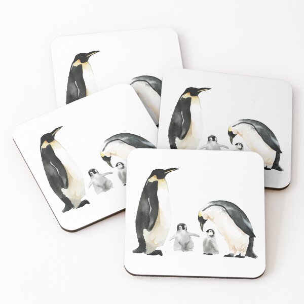 Item preview, Penguin Family designed and sold by chillaxcats.