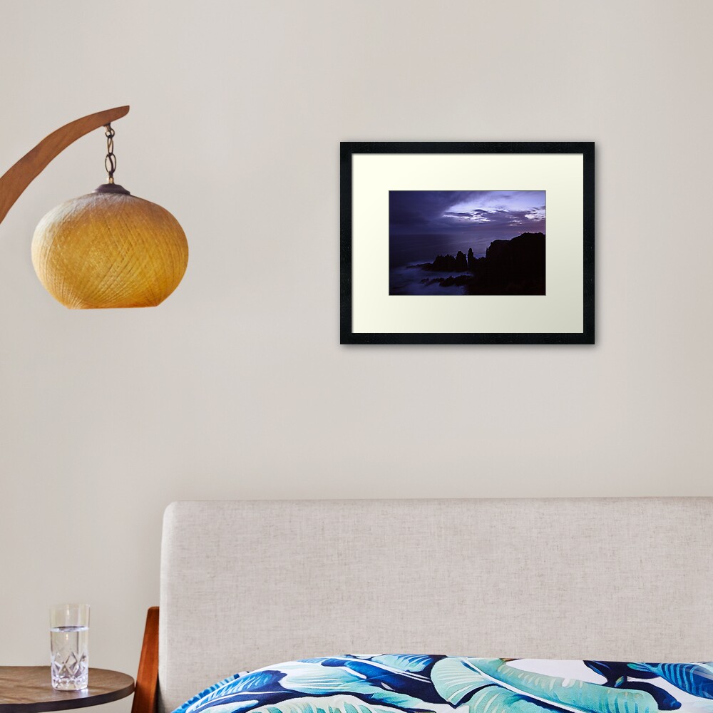 The Pinnacles at Dusk, Philip Island, Australia Framed Art Print