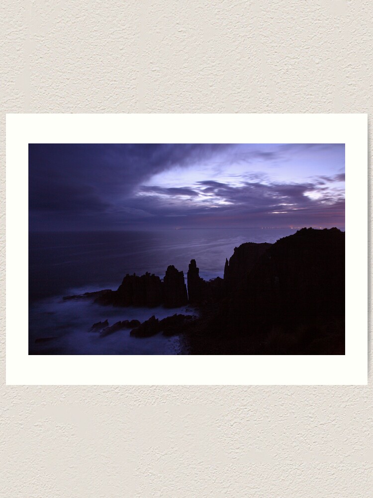 Alternate view of The Pinnacles at Dusk, Philip Island, Australia Art Print