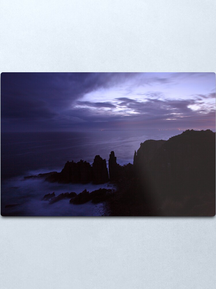 Alternate view of The Pinnacles at Dusk, Philip Island, Australia Metal Print