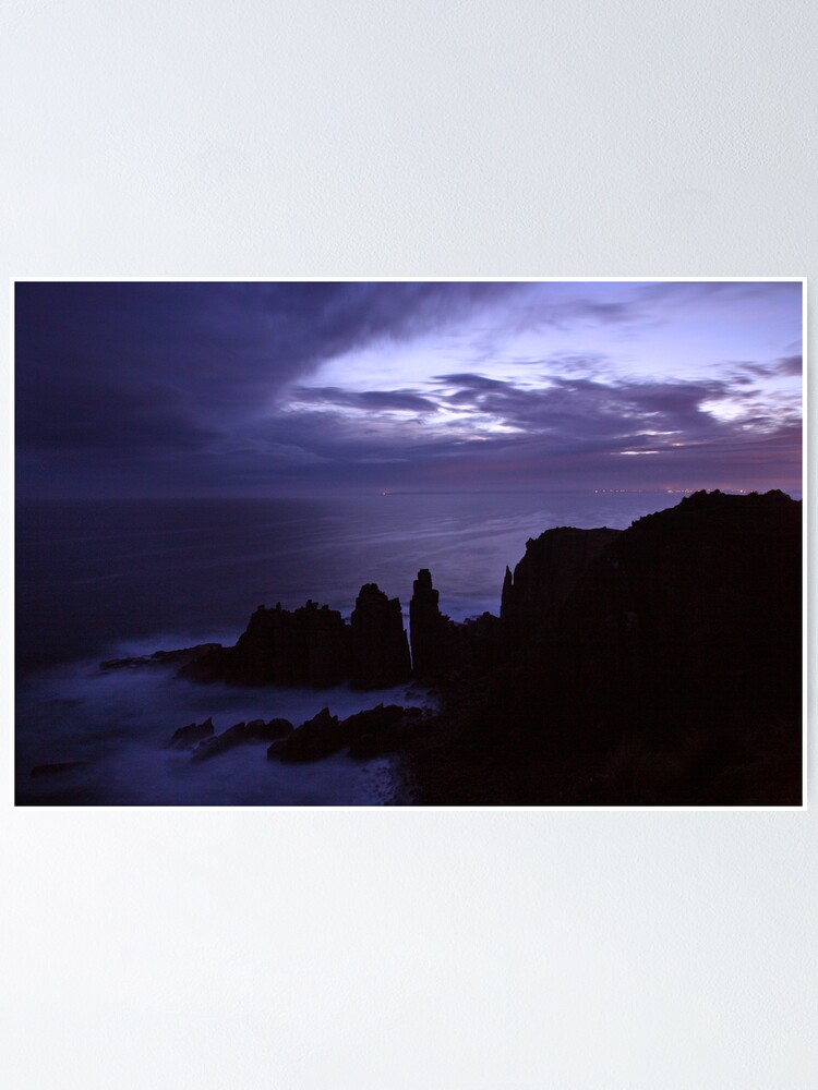 Alternate view of The Pinnacles at Dusk, Philip Island, Australia Poster