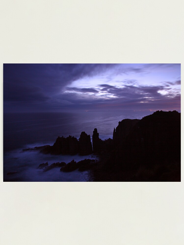 Alternate view of The Pinnacles at Dusk, Philip Island, Australia Photographic Print
