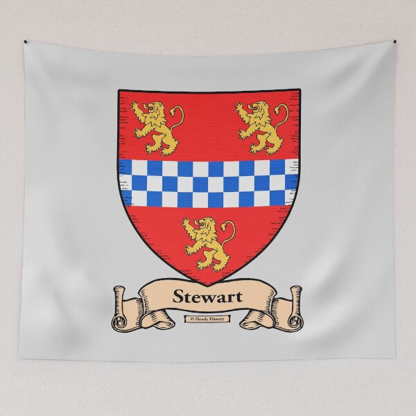 Item preview, STEWART - Coat of Arms - Family Crest designed and sold by HandyHistory.