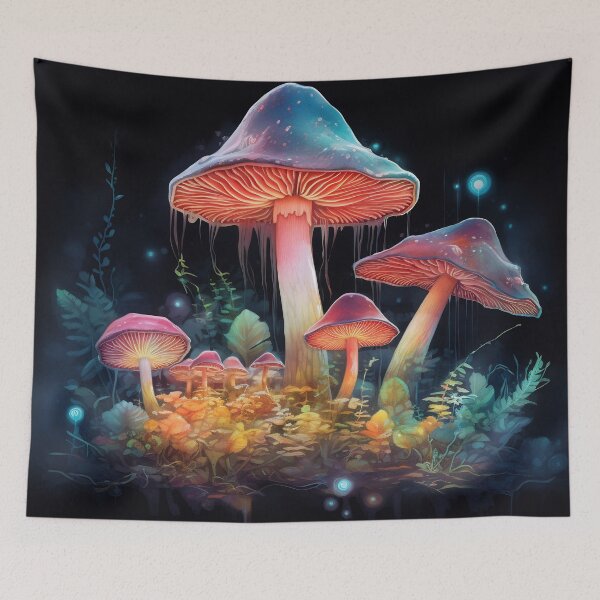 Item preview, Psilocybin mushrooms. Commonly known as magic mushrooms, a group of fungi that contain psilocybin which turns into psilocin upon ingestion and cause the psychedelic effects. designed and sold by anytka.