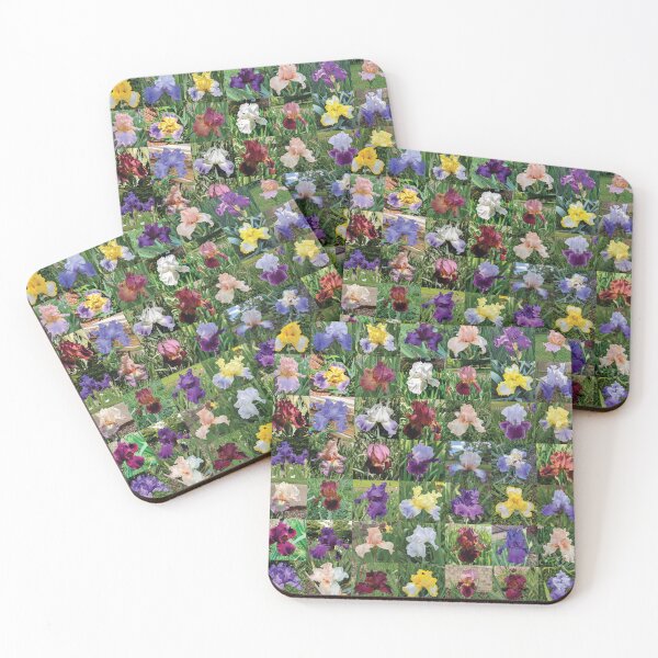 Item preview, Aunt Bev's Iris Garden designed and sold by PeachPaisleyPro.