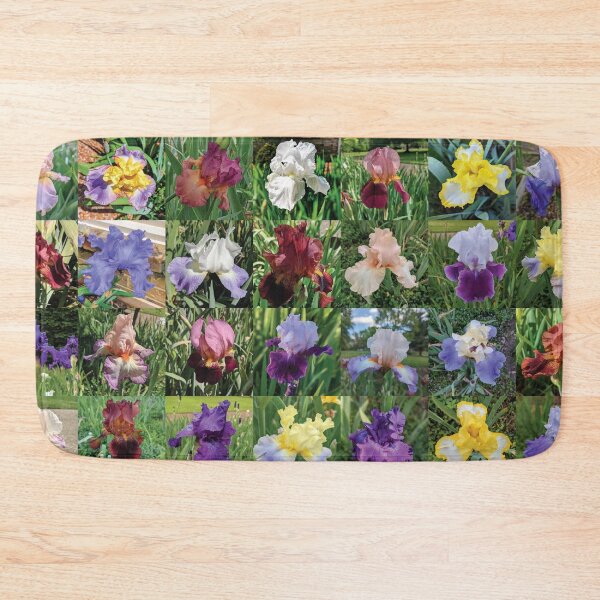 Item preview, Aunt Bev's Iris Garden designed and sold by PeachPaisleyPro.