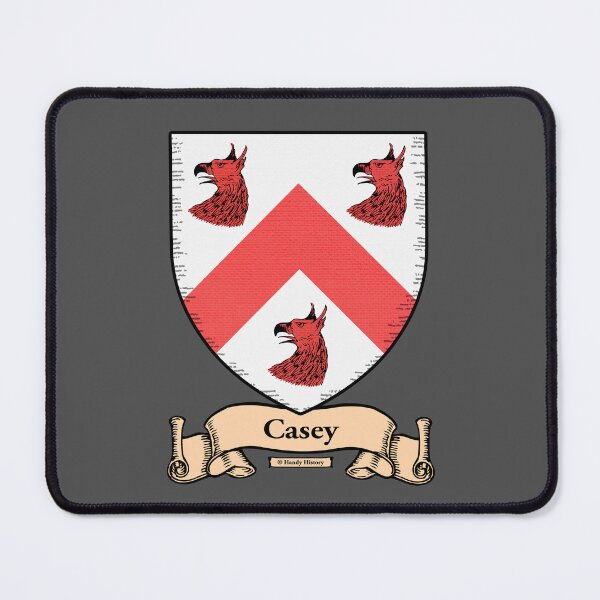 Item preview, CASEY - Coat of Arms - Family Crest designed and sold by HandyHistory.