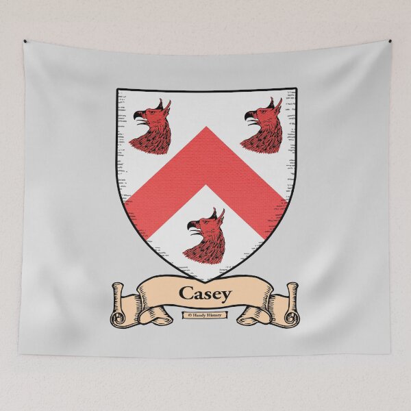 Item preview, CASEY - Coat of Arms - Family Crest designed and sold by HandyHistory.