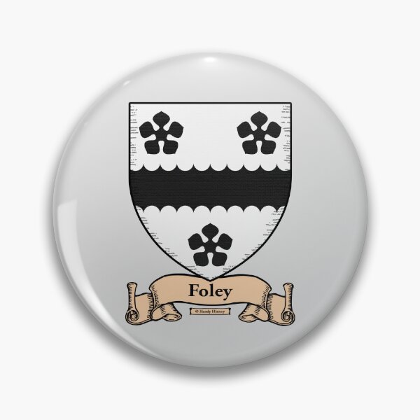 Item preview, FOLEY - Coat of Arms - Family Crest designed and sold by HandyHistory.