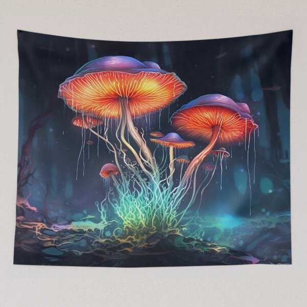 Item preview, Psilocybin mushrooms. Commonly known as magic mushrooms, a group of fungi that contain psilocybin which turns into psilocin upon ingestion and cause the psychedelic effects. designed and sold by anytka.