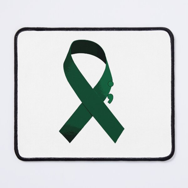Item preview, mental health awareness semicolon Green Ribbon designed and sold by Doooriginals.