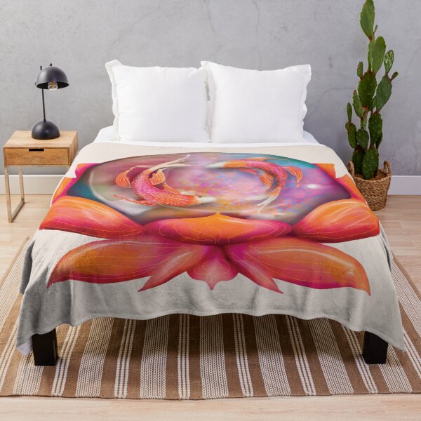 Item preview, Lotus Koi Fish Pond designed and sold by Karin Taylor.