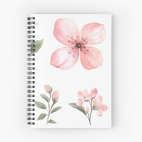 Item preview, Arrangement of spring pink flowers against a white background. Blooming concept. Flat lay. designed and sold by anytka.