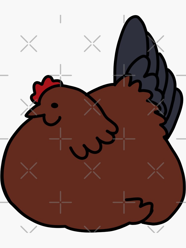 Hen Friend Sticker / Chicken Sticker / Bird Sticker / Cute Farm Sticker /  Laptop Sticker / Vinyl Sticker 