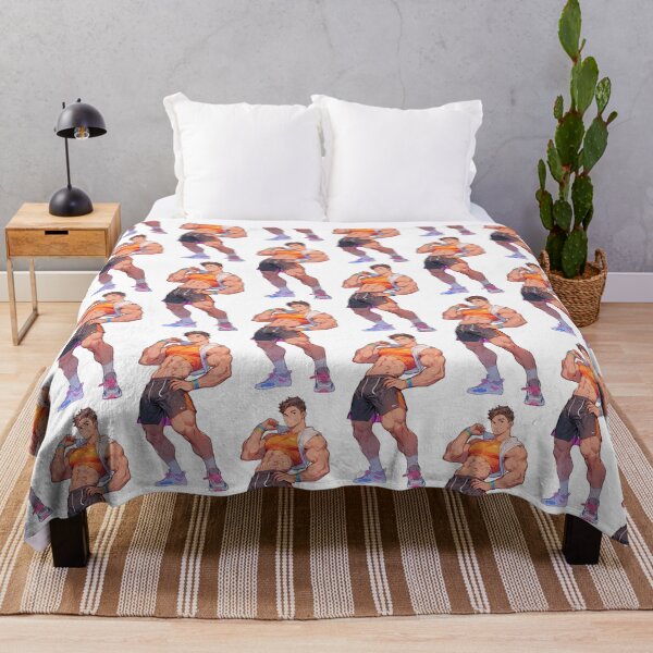Item preview, Cute Muscular Gay Guy Flexing designed and sold by homorohomo.