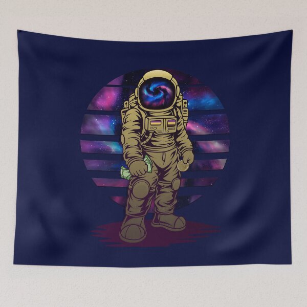 Item preview, Crypto Astronaut Royal Retro designed and sold by DabGraphic.