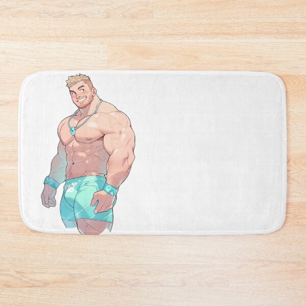 Item preview, Cute Muscular Gay Guy Flexing designed and sold by homorohomo.