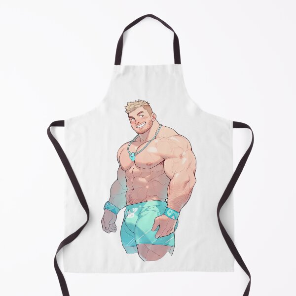 Item preview, Cute Muscular Gay Guy Flexing designed and sold by homorohomo.